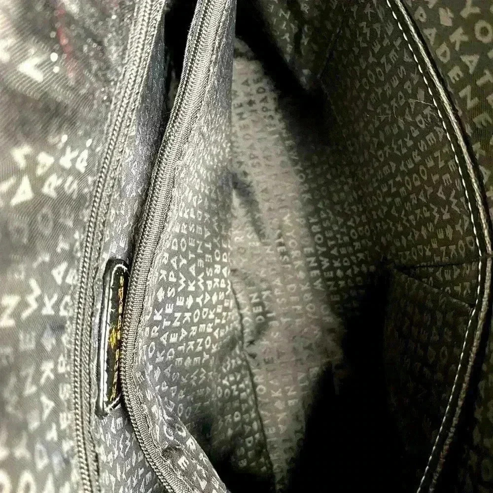 Kate Spade Black Leather Wellesley Rachelle Dome Satchel - Picture 7 of 13